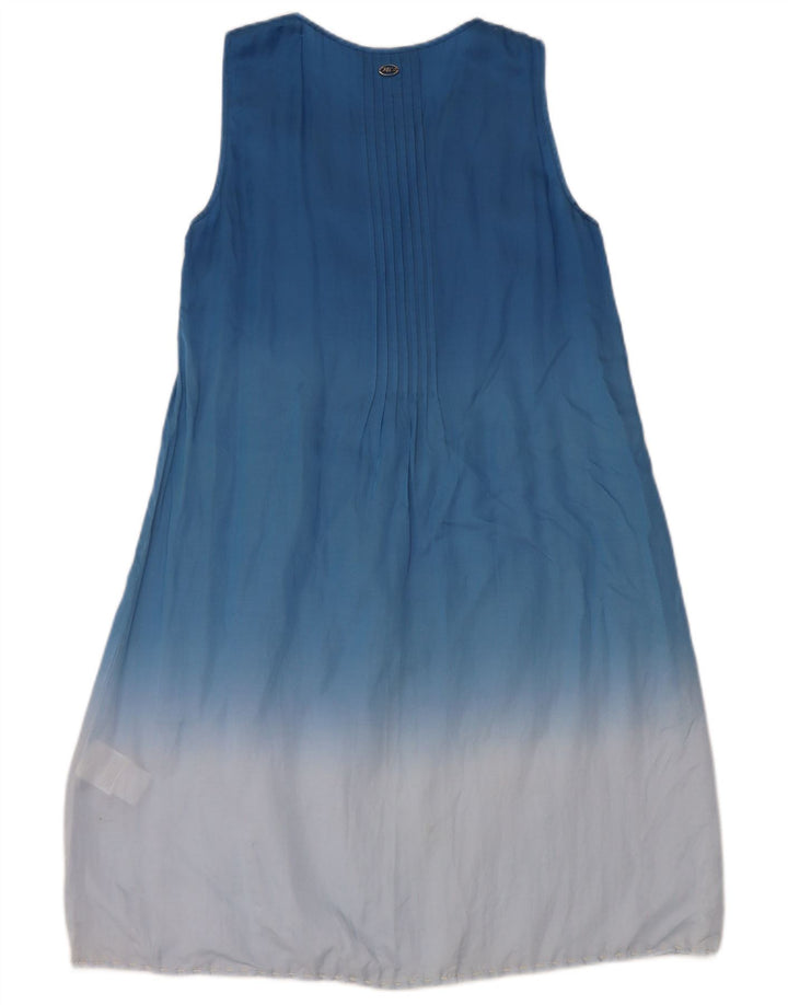 Marlboro Classics Womens Basic Dress EU 42 Large Blue Tie Dye Silke