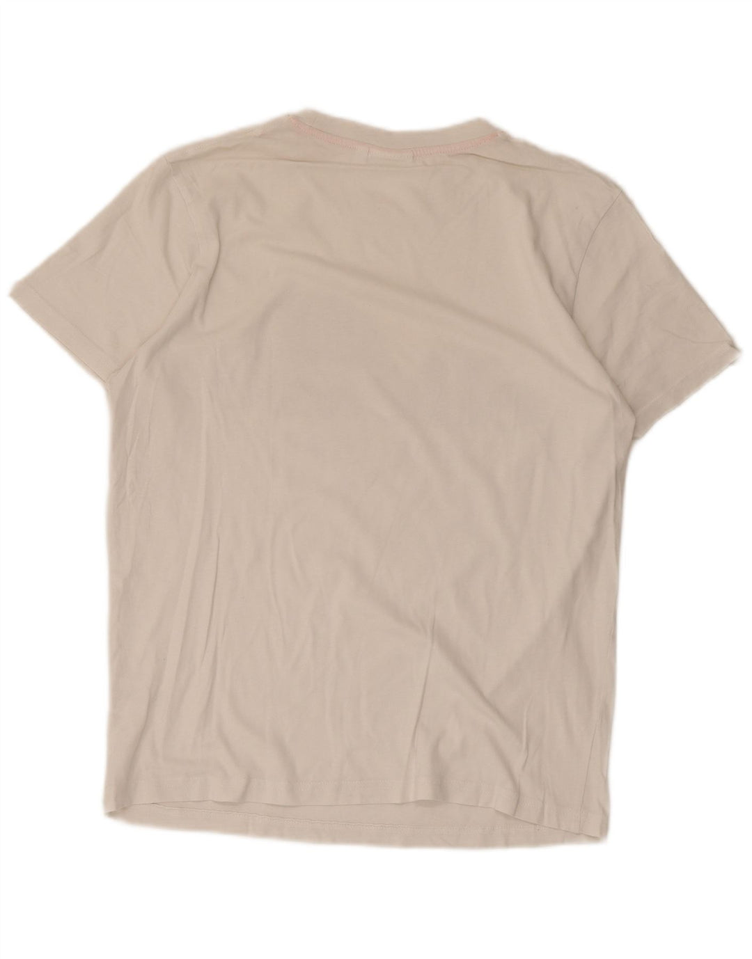 Ellesse Heritage Grafisk T-Shirt Top Lille Hvid Bomuld