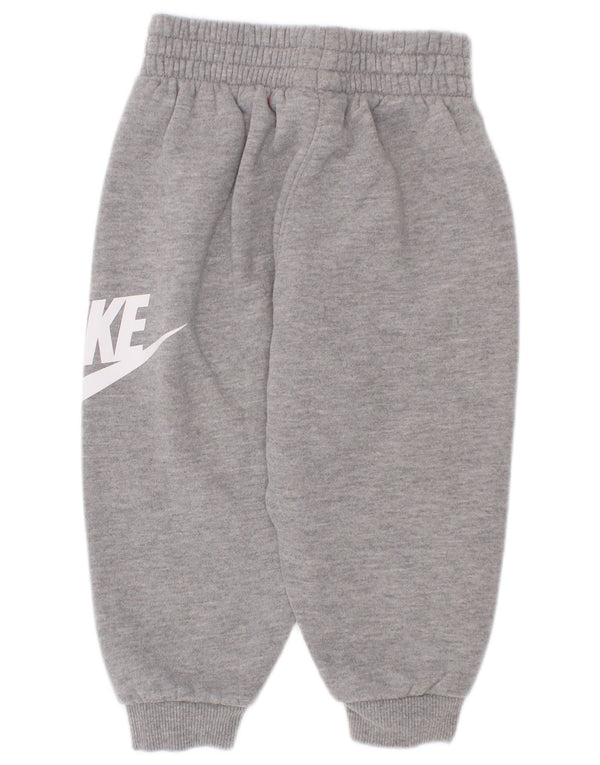 Nike Baby Boys Graphic Joggers Træningsdragt Bukser 18-24 måneder Grå Flecked