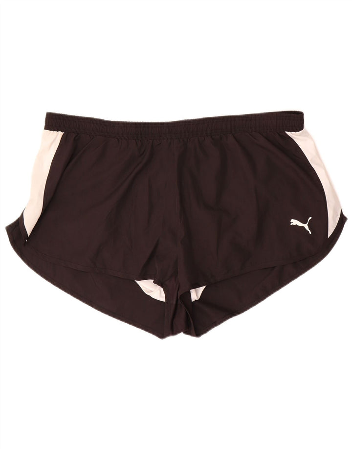 PUMA Badeshorts til mænd XL Sort Colourblock Polyester