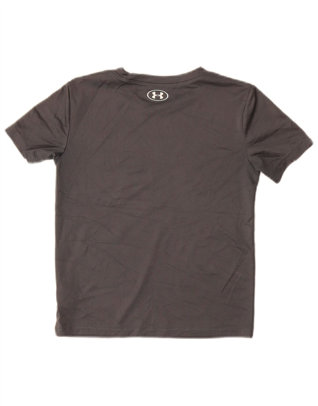UNDER ARMOUR Drenge Grafisk T-Shirt Top 5-6 år Grå Polyester