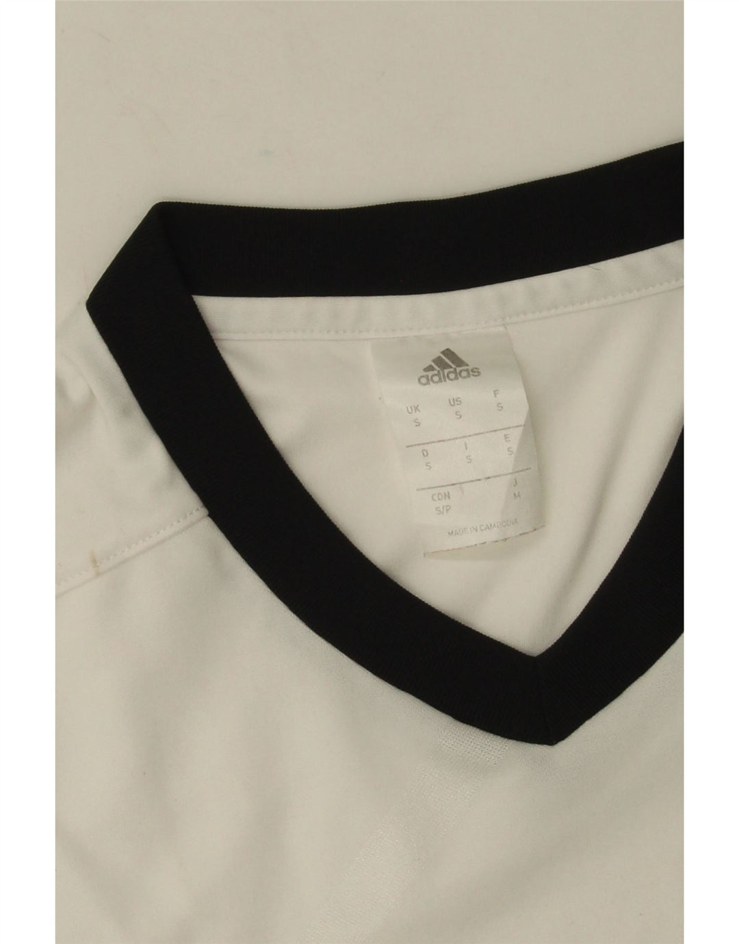 Adidas Herre Climalite T-Shirt Top Lille Hvid Polyester