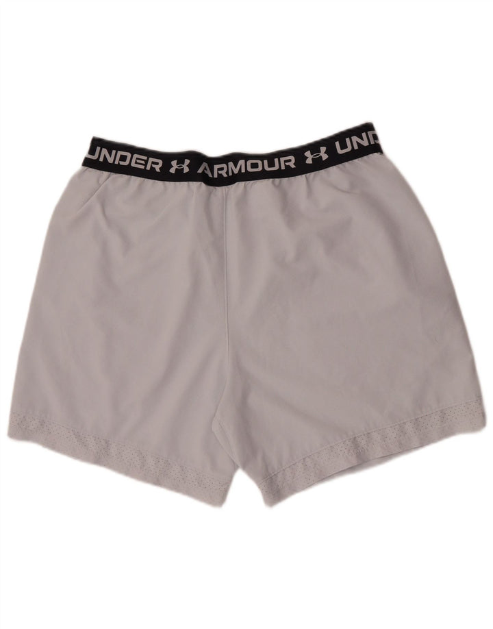 Under Armour Herre Fitted Graphic Sports Shorts XL Hvid Polyester