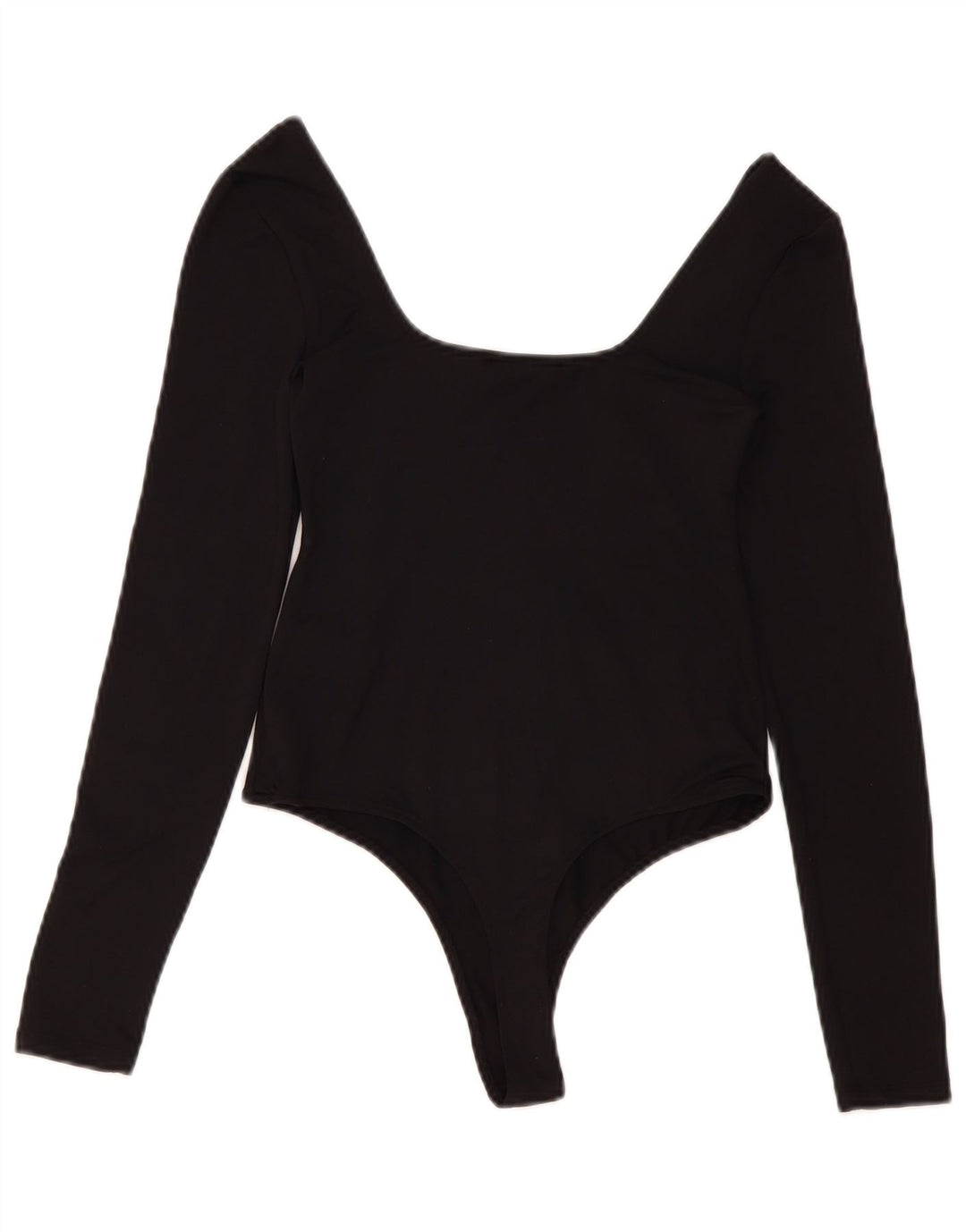 Zara Womens Bodysuit UK 12 Medium Black Polyamide