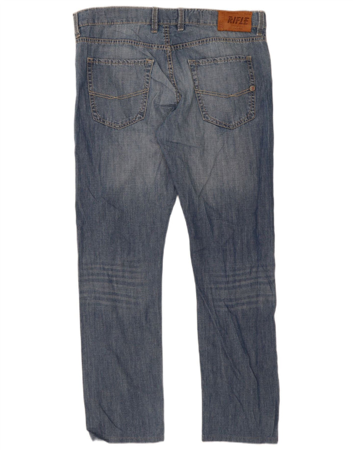 Rifle Herre Slim Jeans W36 L31 Blå Bomuld