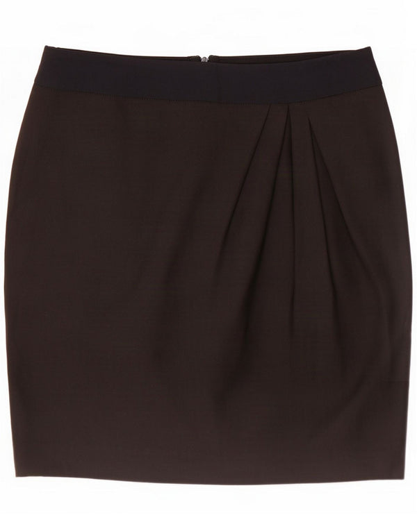 Intrend Womens Pencil Skirt UK 12 Medium W30 Black Polyester
