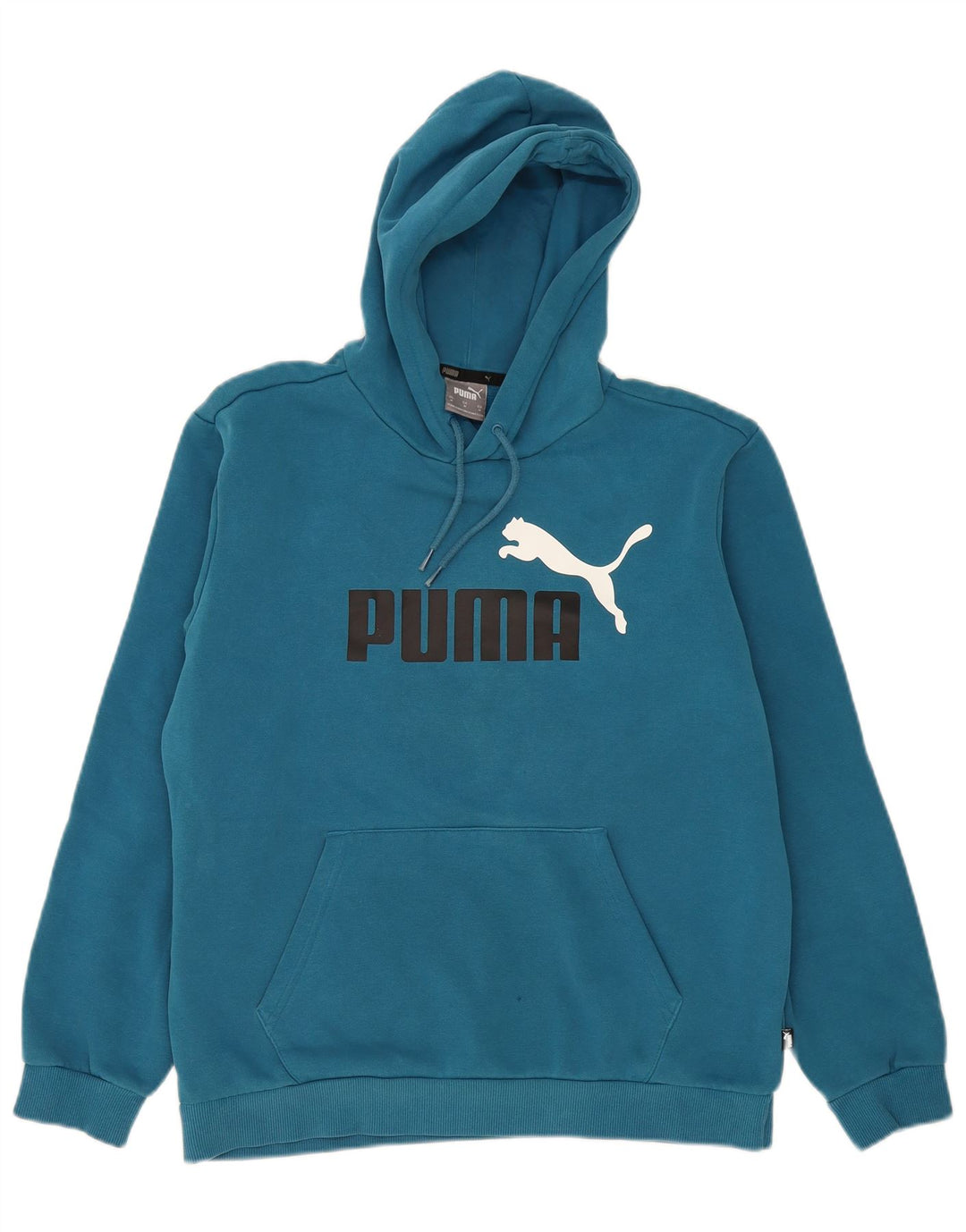 Puma Grafisk hættetrøje til mænd mellemblå bomuld
