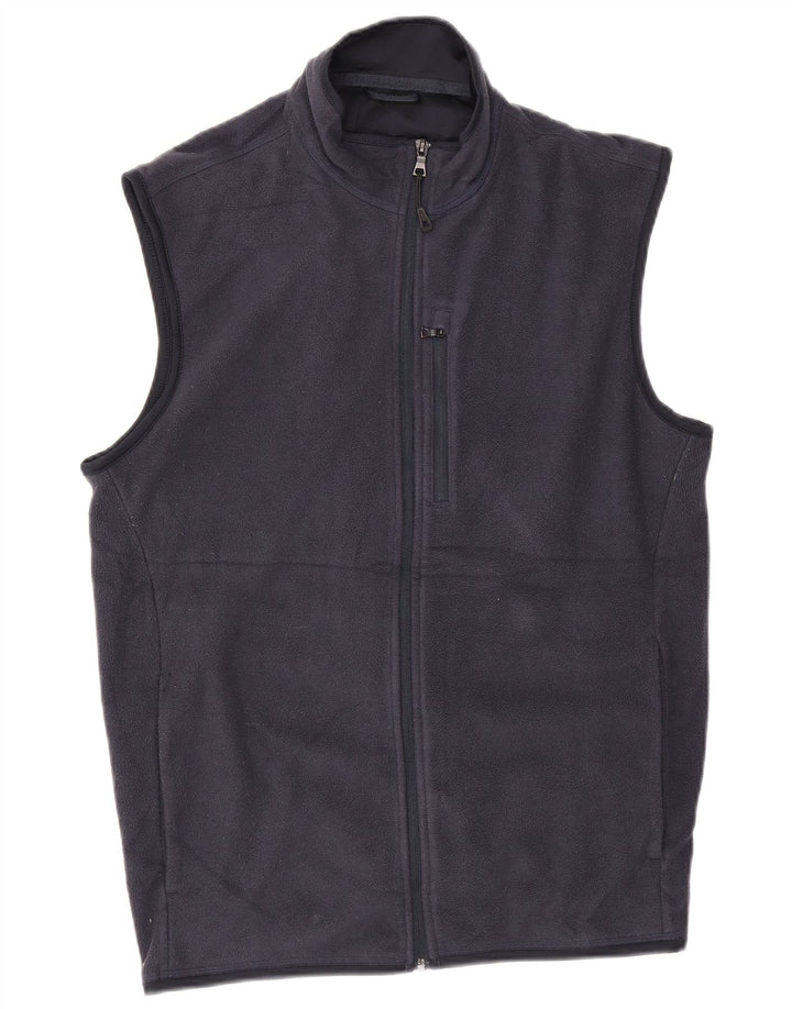 Marks & Spencer Fleecejakke til mænd UK 40 Large Navy Blue