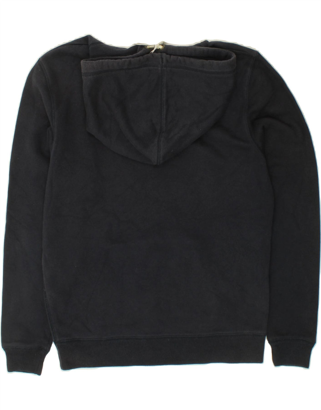 JACK WILLS Mens Graphic Hoodie Jumper Medium Navy Blue Cotton Vintage Jack Wills and Second-Hand Jack Wills from Messina Hembry 