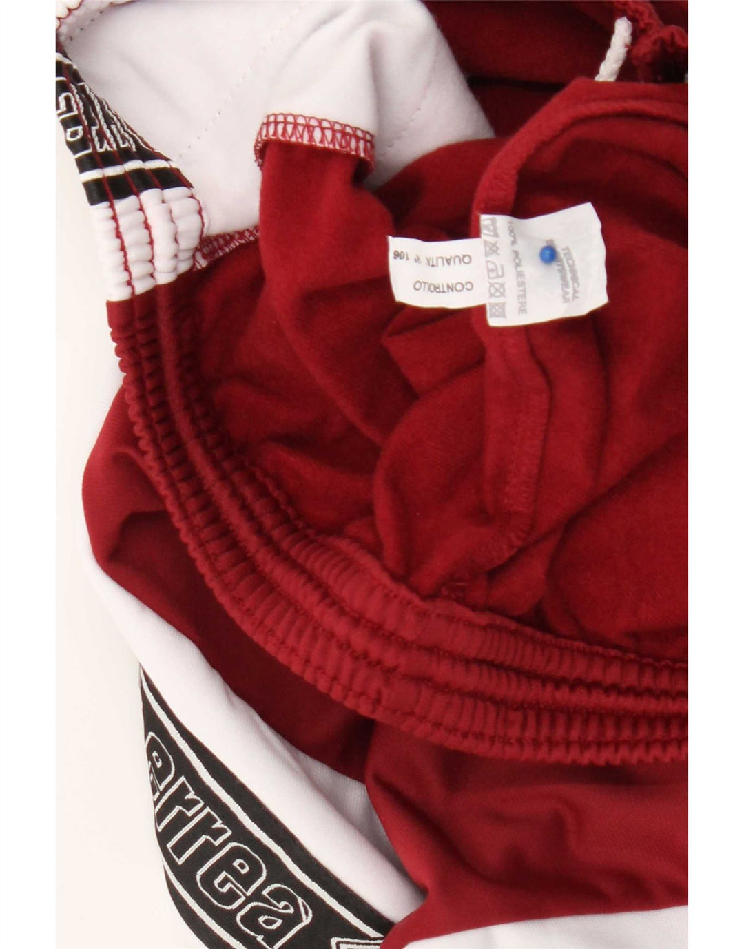 Errea Herre grafisk træningsdragt Bukser Large Burgundy Colourblock Polyester
