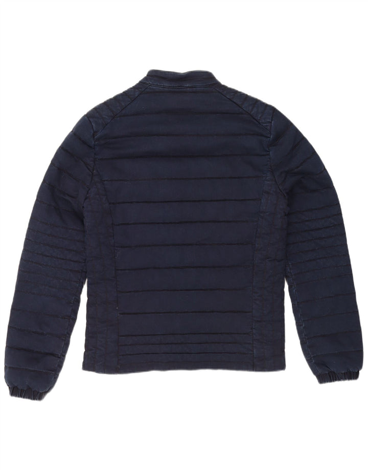 Guess Polstret jakke til mænd UK 40 Stor marineblå bomuld