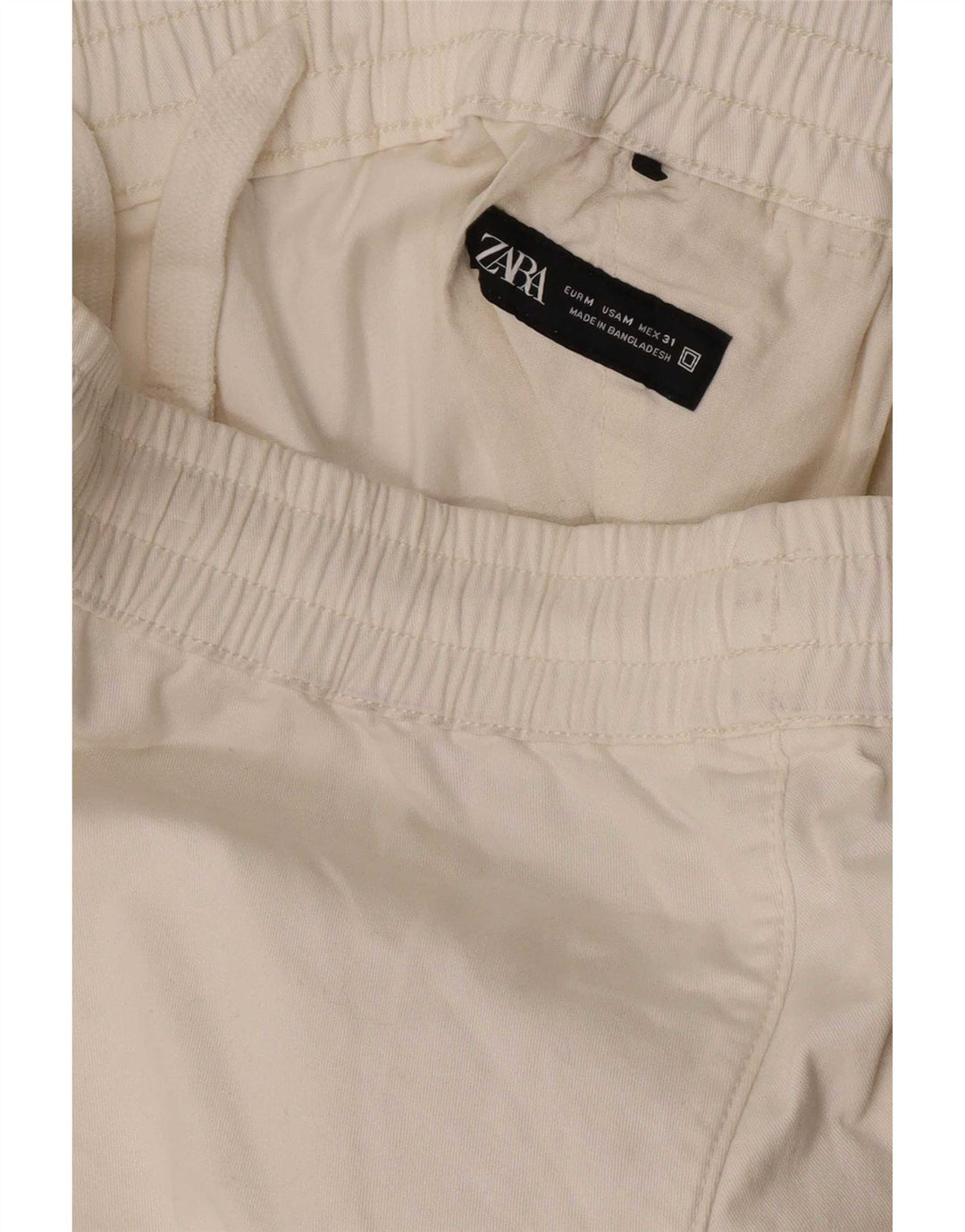 Zara Herre Chino Shorts Medium W31 Hvid