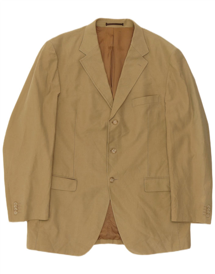 Massimo Dutti Herre 3-knaps blazerjakke EU 56 XL Beige
