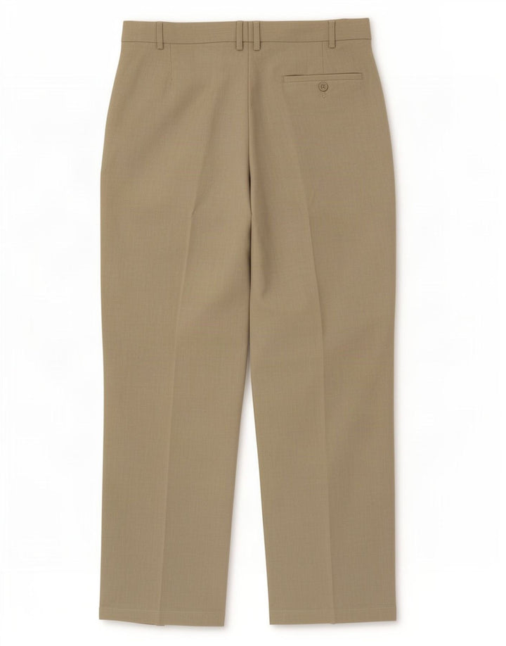 Marks & Spencer Straight Suit Bukser til mænd W38 L30 Beige Polyester