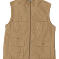 Mountain Warehouse Herre Utility Gilet UK 40 Large Beige Polyester