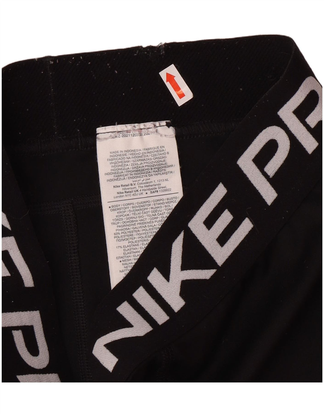 NIKE Girls Dri Fit Leggings 13-14 år XL Sort Polyester