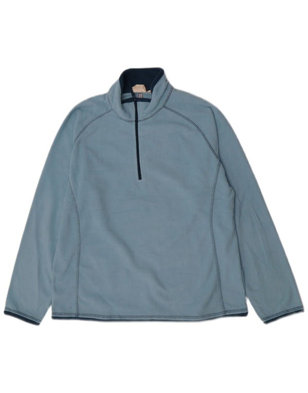 Mountain Warehouse Dame Fleece Jumper med lynlås DK 18 XL Blå Sports