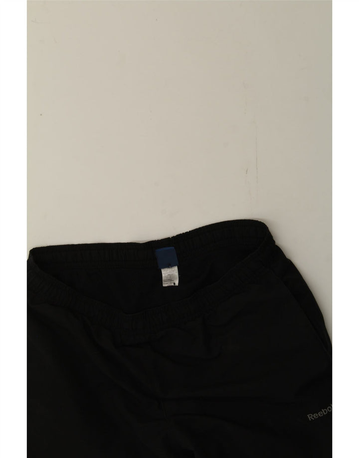 REEBOK Mens Tracksuit Trousers Joggers Small Black Polyester Vintage Reebok and Second-Hand Reebok from Messina Hembry 