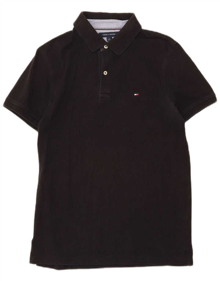 TOMMY HILFIGER Herre Slim Fit Polo Shirt Medium Sort