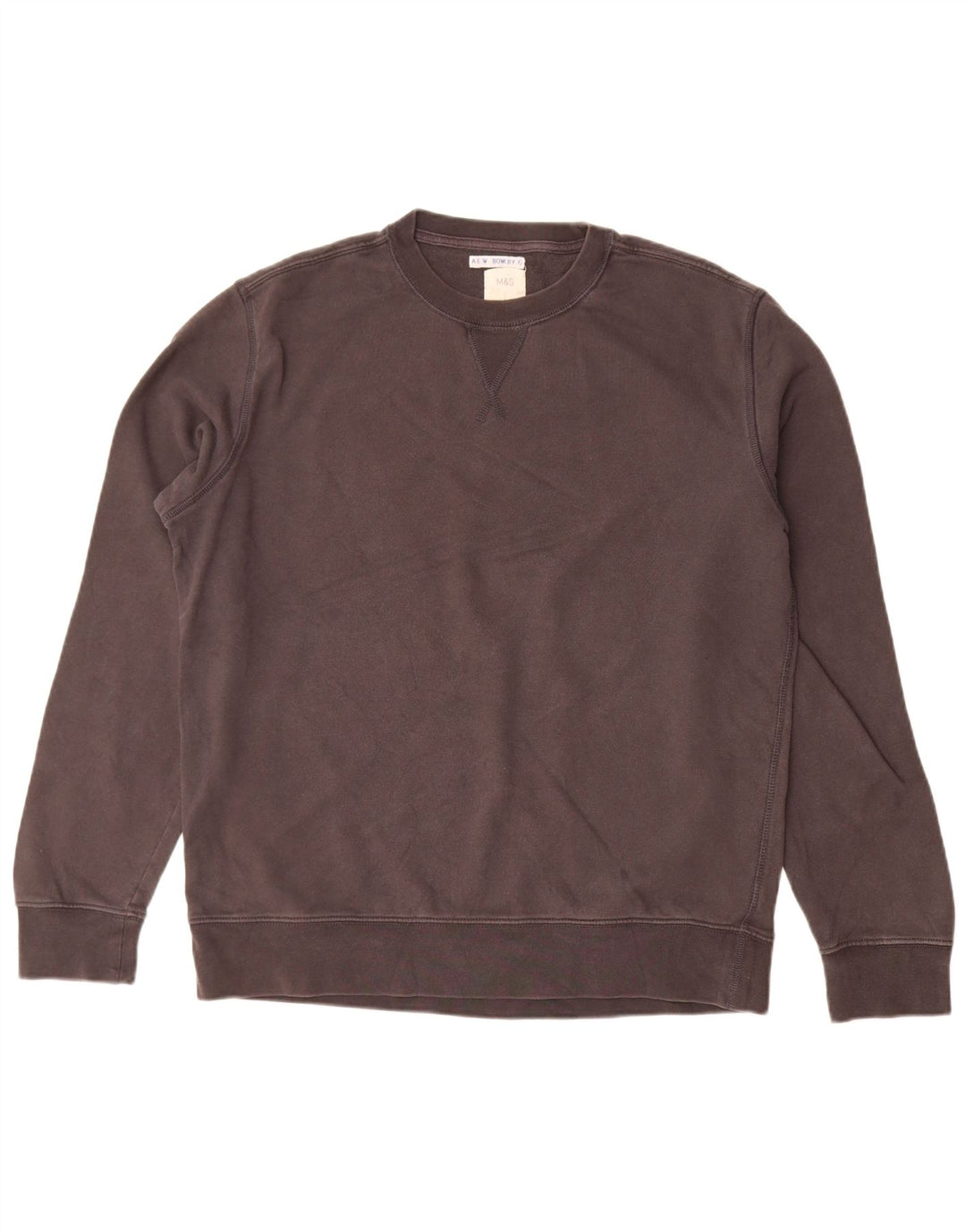Marks & Spencer Sweatshirt til mænd, stor grå bomuld