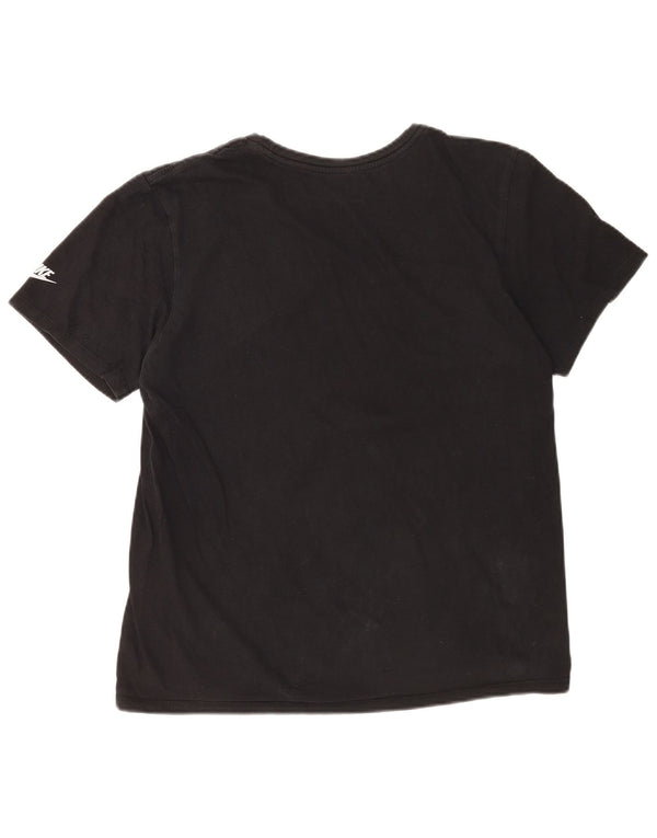 Nike Herre Athletic Cut Grafisk T-shirt Top Medium Sort Bomuld