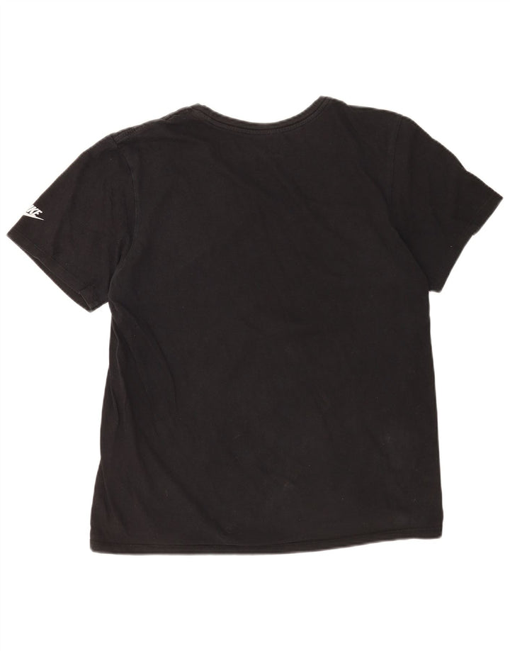 Nike Herre Athletic Cut Grafisk T-shirt Top Medium Sort Bomuld