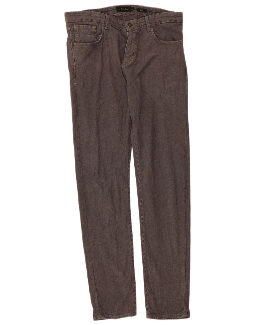 Massimo Dutti Herre Slim Fit Casual Bukser EU 40 Medium W31 L31 Grå