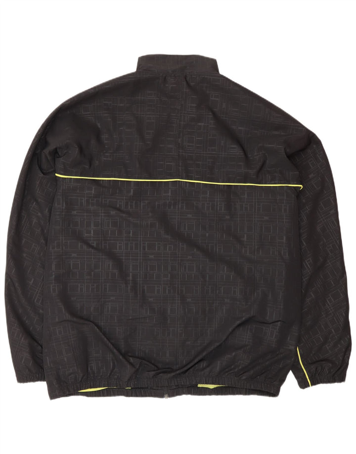 Reebok Regnjakke til mænd UK 42 XL Sort Geometrisk Polyester