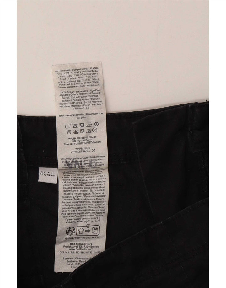 Jack & Jones Herre Cargo Shorts XS W26 Sort Bomuld
