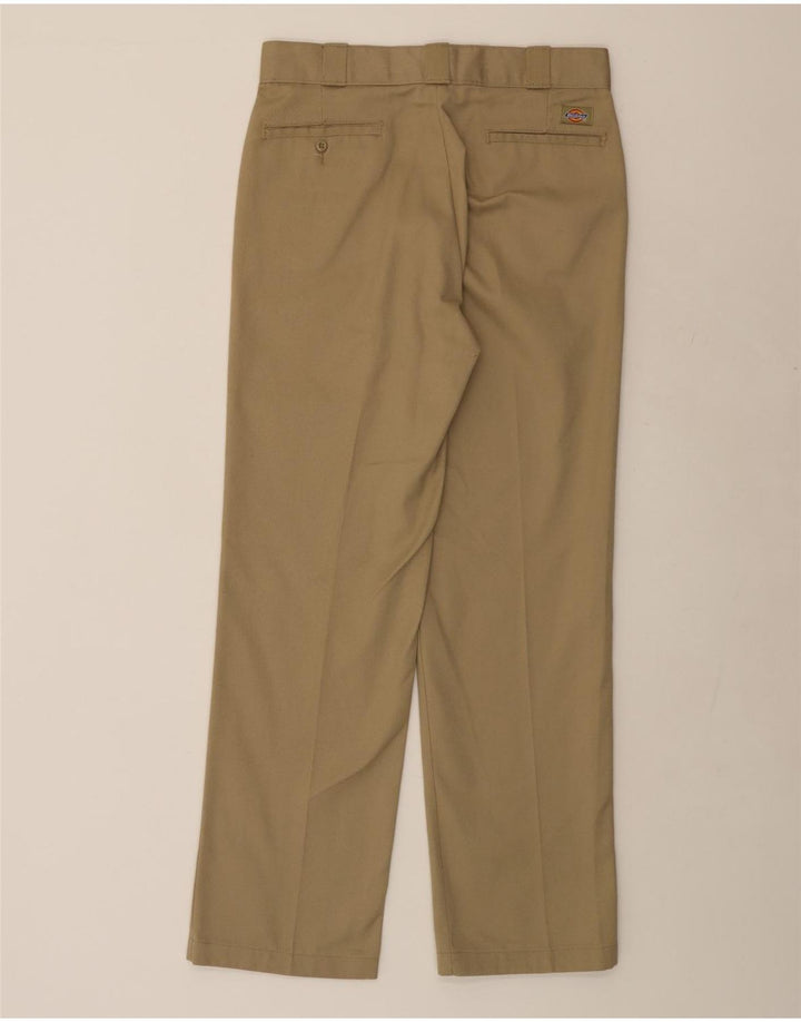 DOCKERS Straight Chino-bukser til mænd W32 L32 Khaki Bomuld