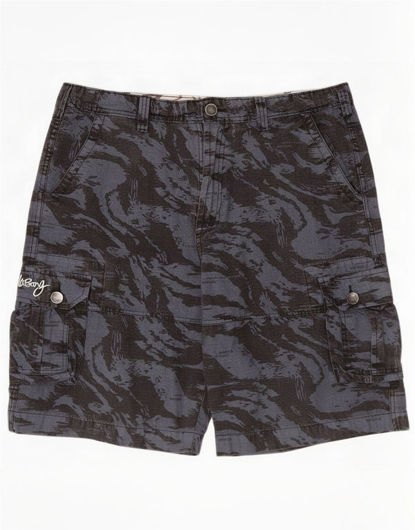Billabong Herre Cargo Shorts XL W38 Blå Bomuld