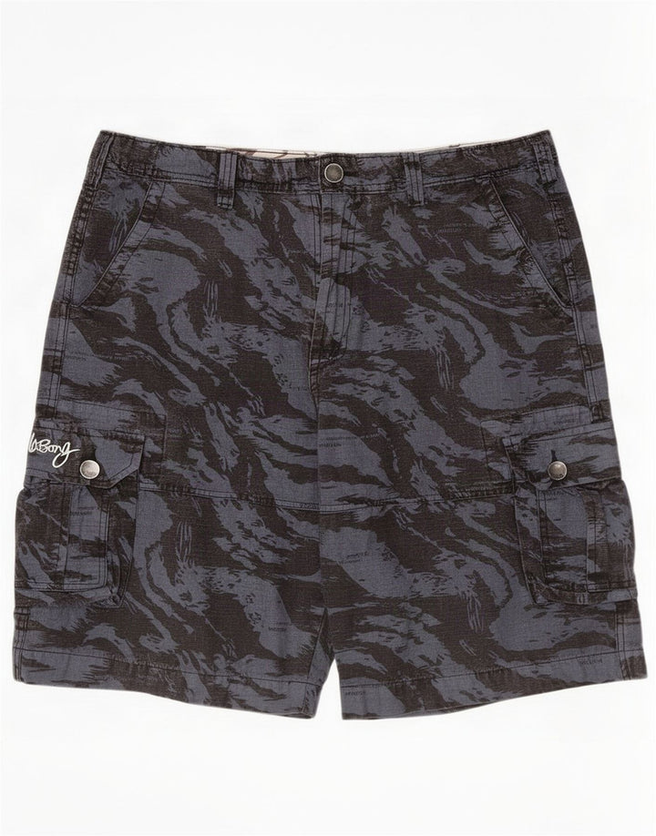 Billabong Herre Cargo Shorts XL W38 Blå Bomuld