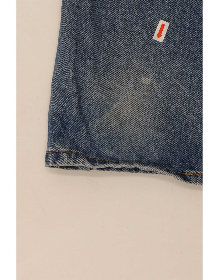 Levi's Herre 505 Straight Jeans W36 L29 Blå Bomuld