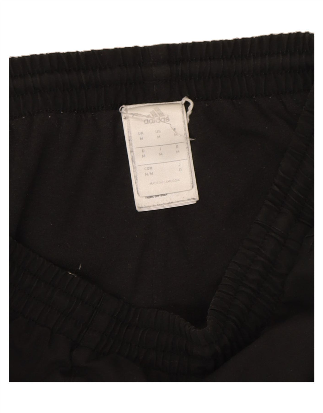 ADIDAS Mens Tracksuit Trousers Joggers Medium  Black Polyester Vintage Adidas and Second-Hand Adidas from Messina Hembry 