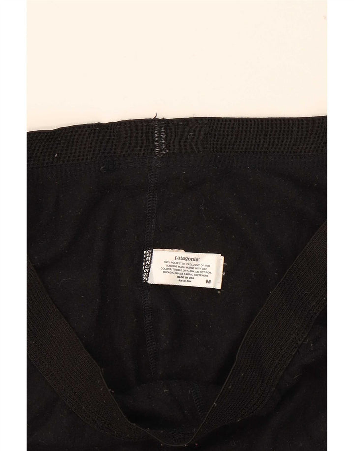 Patagonia Dame Leggings UK 14 Medium Sort Polyester