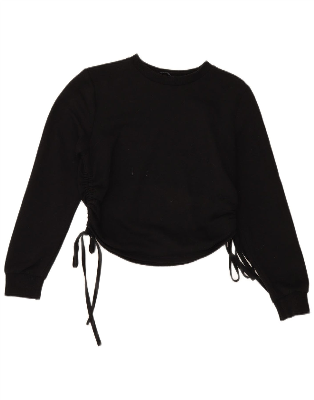 Zara Sweatshirt Jumper UK 10 Small Black Polyester