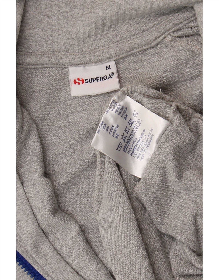 Superga træningsdragt topjakke til kvinder UK 14 Medium Grey Colourblock Bomuld