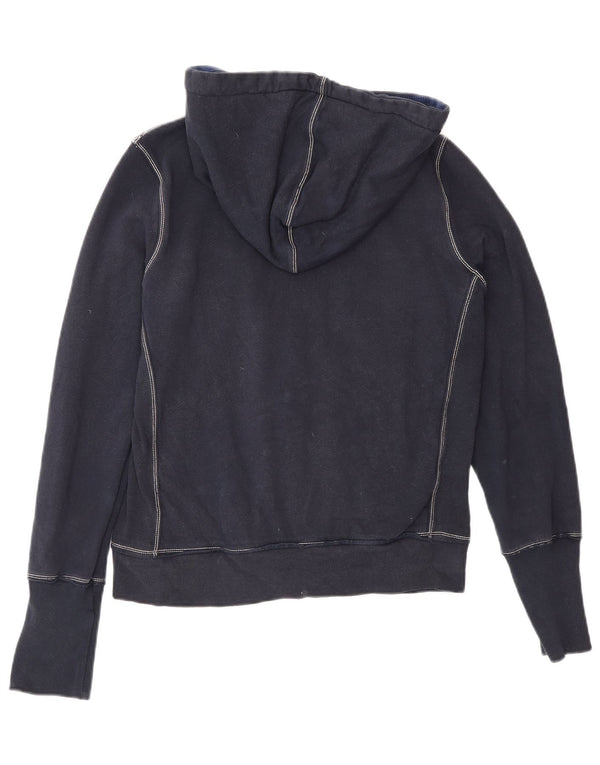 Polo Ralph Lauren Dame Grafisk Hættetrøje Sweater UK 14 Stor Navy Blue