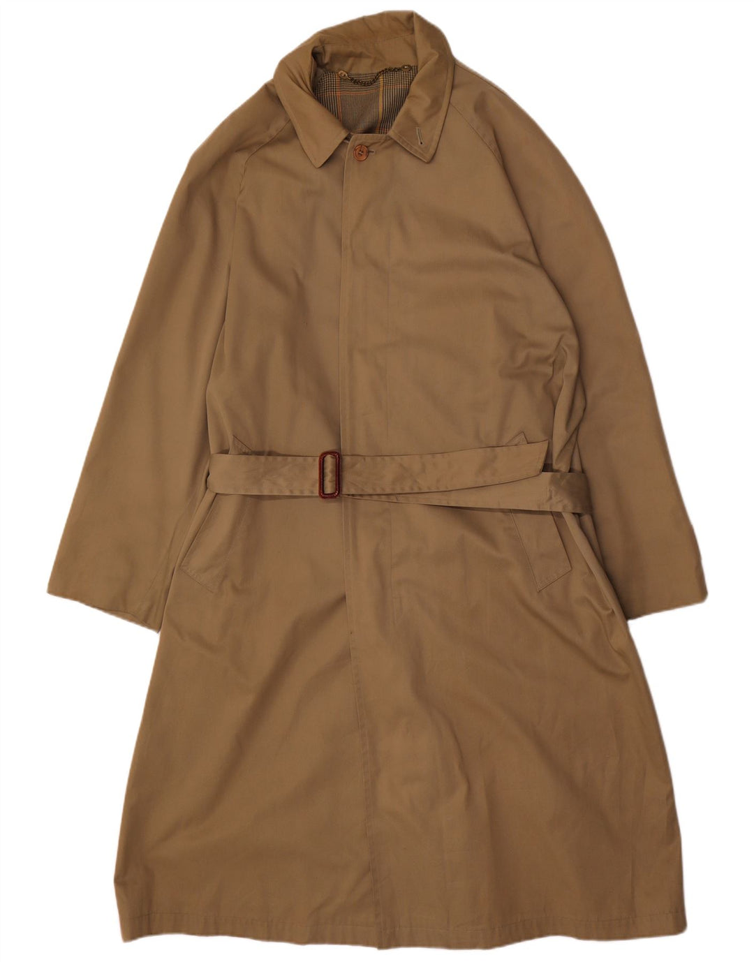 Vintage Trench Coat til mænd IT 52 XL Beige Polyester