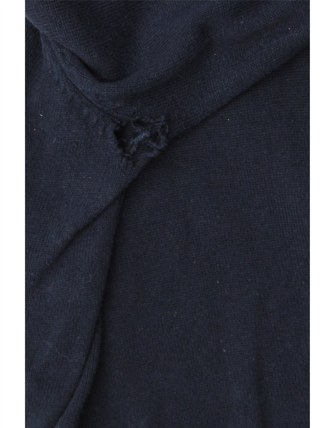 Besætningstøj Herre Zip Neck Jumper Sweater Medium Navyblå Bomuld