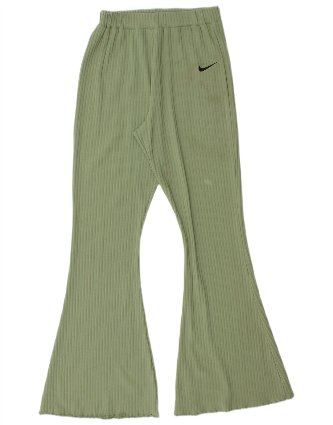 Nike Dame Flare træningsdragt Bukser UK 12 Medium Green