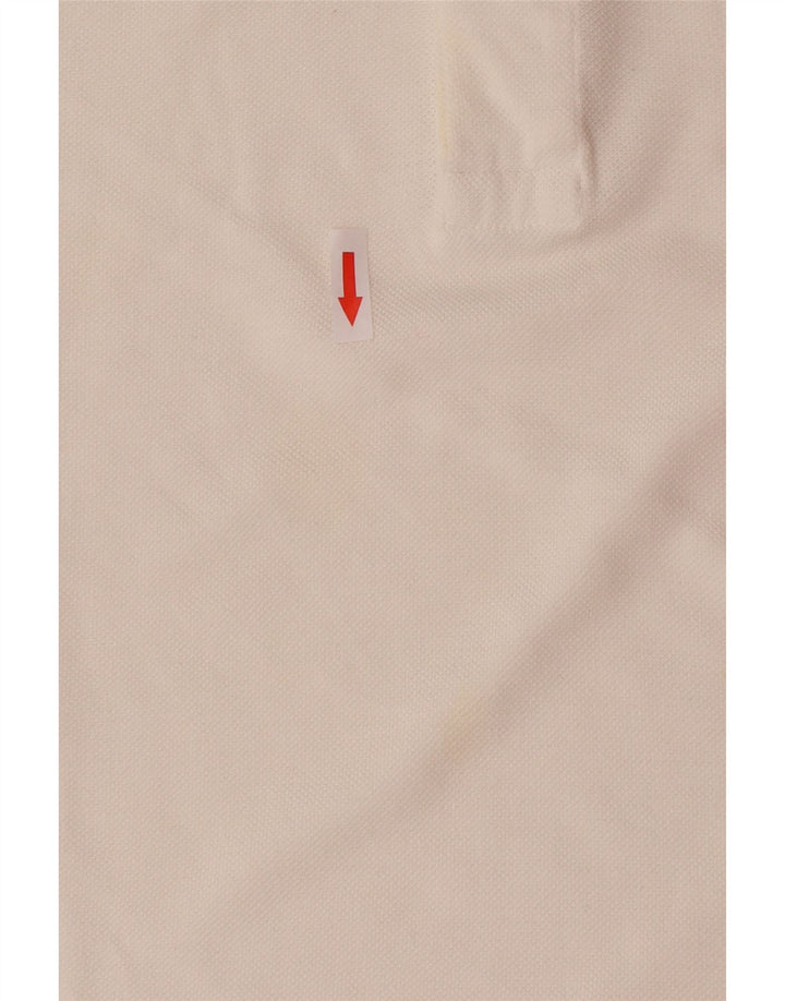 Lacoste herre poloskjorte str. 3 Lille hvid bomuld