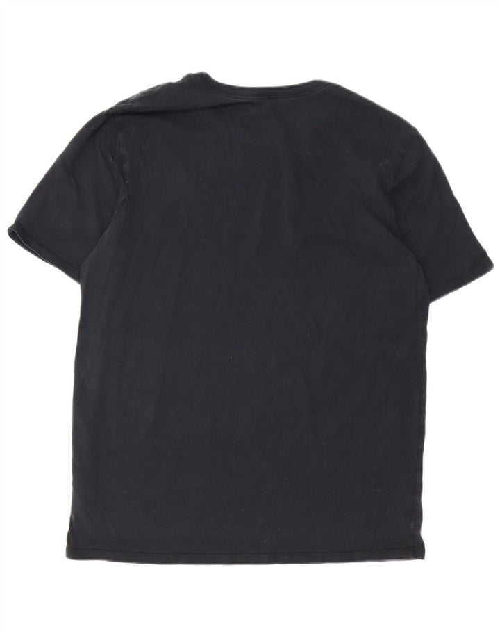 JORDAN Herre Standard Fit T-Shirt Top Stor Sort Bomuld