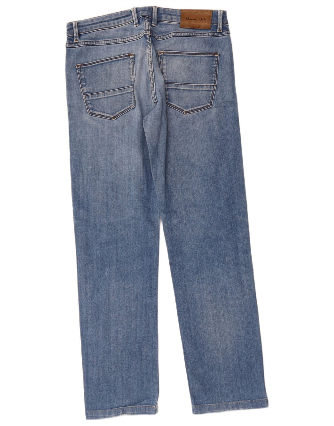 Massimo Dutti Herre Casual Fit Straight Jeans EU 40 Medium W31 L29 Blå