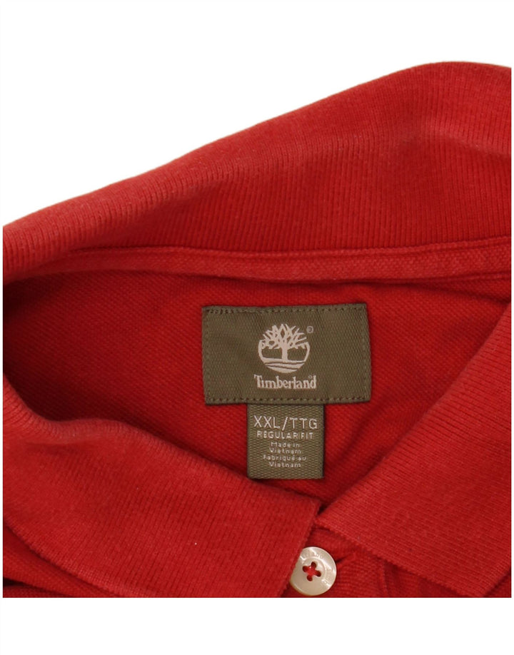 Timberland Herre Regular Fit Polo Shirt 2XL Rød