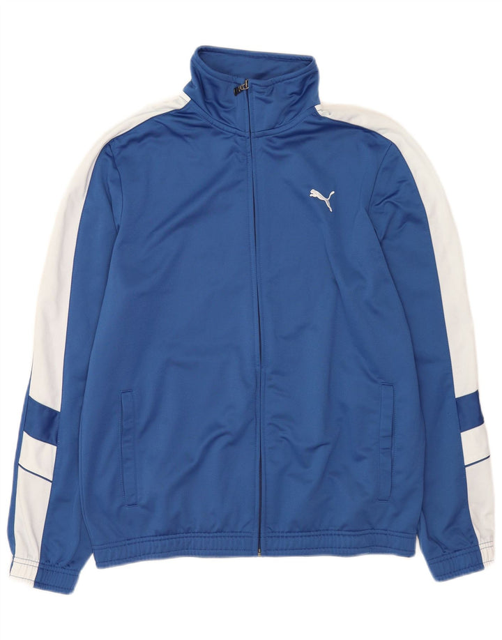 Puma Træningsdragt til mænd Topjakke Medium Blue Colourblock Polyester