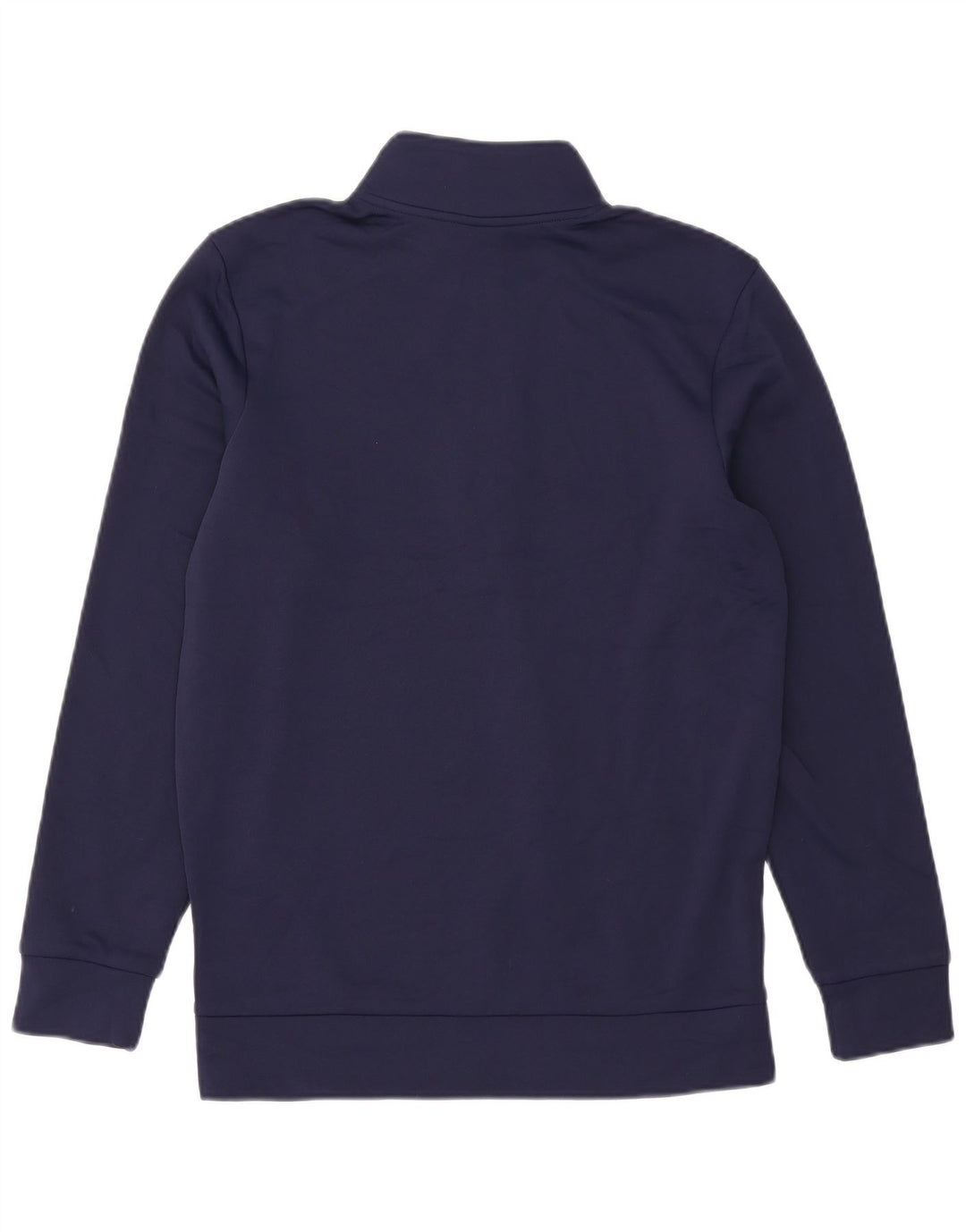 Under Armour Herre Zip Neck Sweatshirt Jumper Small Navy Blue Polyester