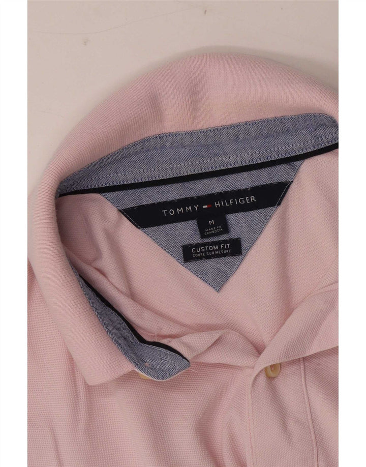 Tommy Hilfiger Herre Custom Fit Polo Shirt Medium Pink