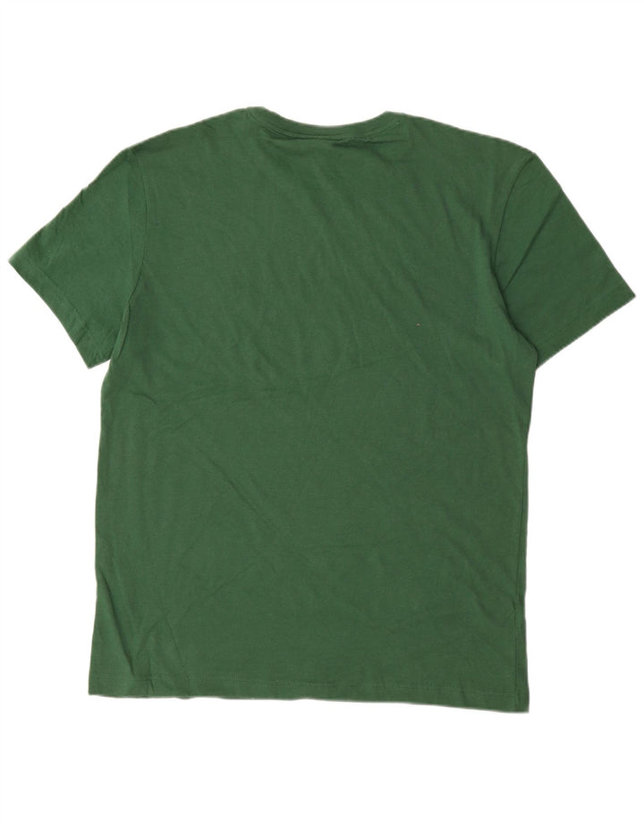 Lacoste Herre Regular Fit T-Shirt Top Størrelse 5 Stor Grøn Bomuld