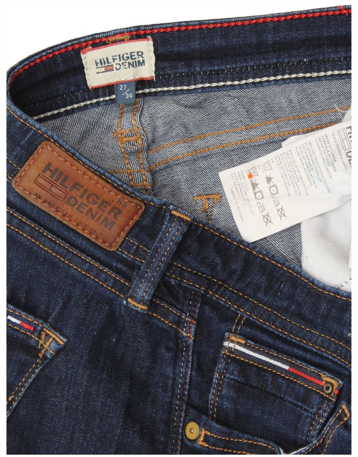 TOMMY HILFIGER Dame Skinny Jeans W27 L27 Marineblå Bomuld